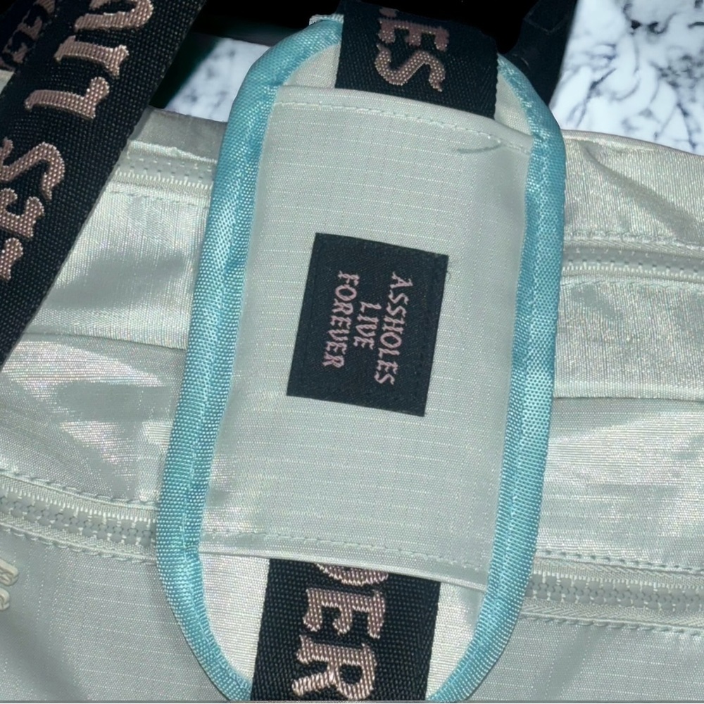 Emotional Baggage - A** Holes Live Forever Duffel - Picture 5 of 6